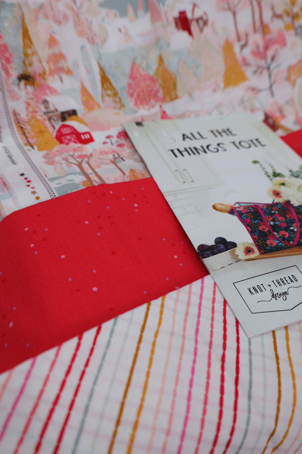Pink Christmas All The Things Tote Complete Kit