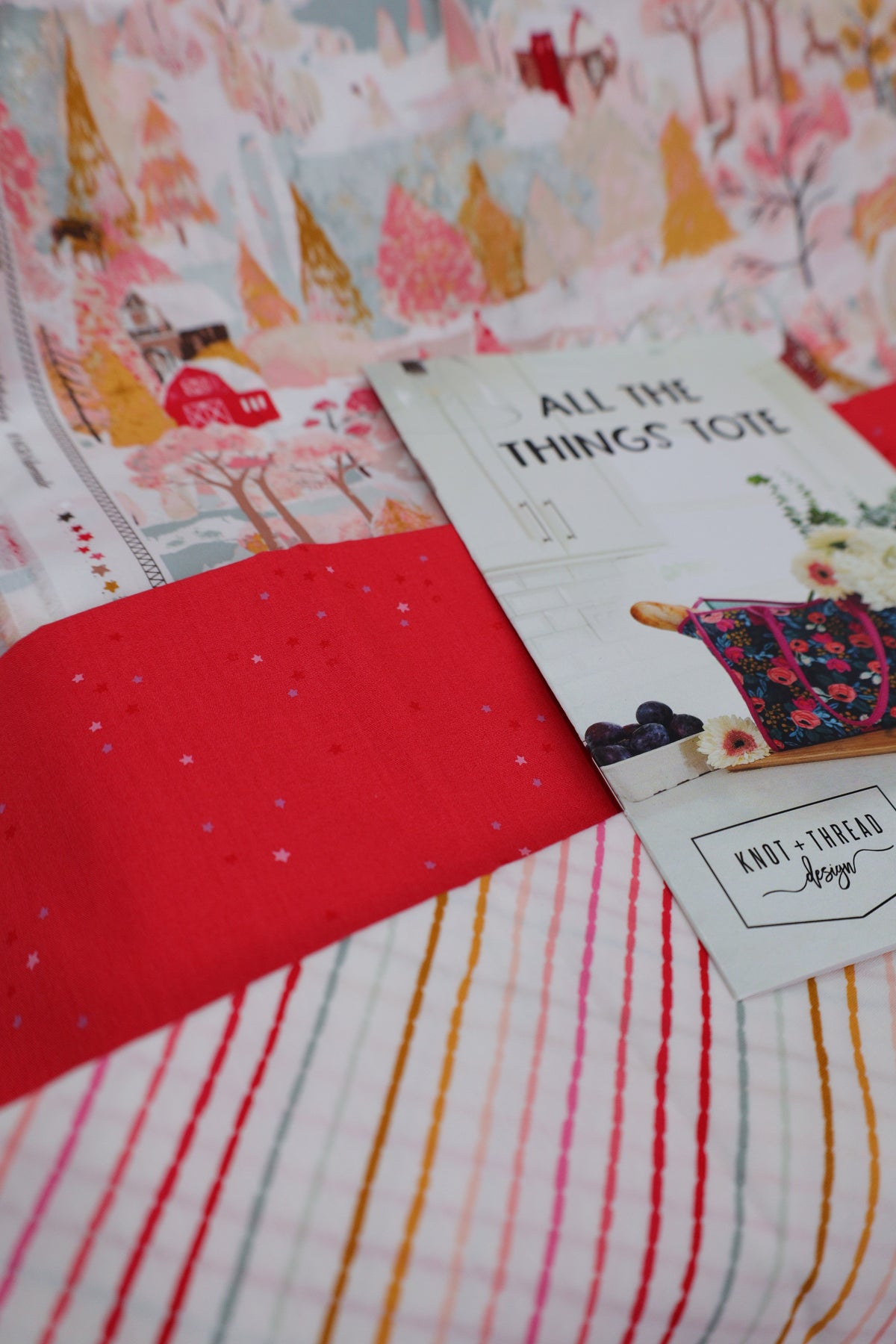 Pink Christmas All The Things Tote Complete Kit