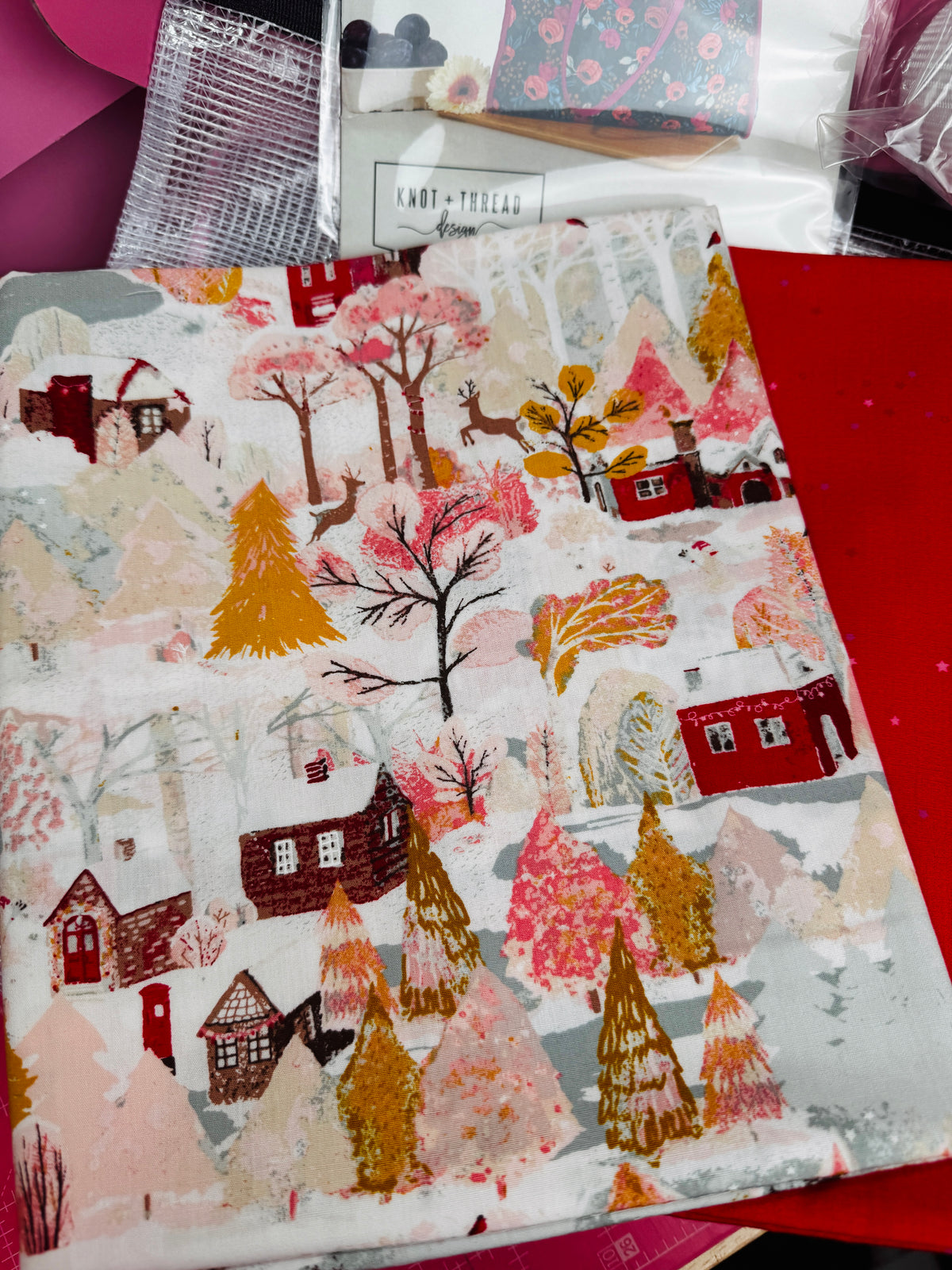 Pink Christmas All The Things Tote Complete Kit